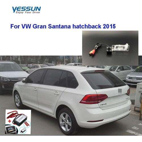 Yessun HD CCD Night Vision Car Rear View Reverse Backup Camera Waterproof For Volkswagen Gran Santana hatchback 2015