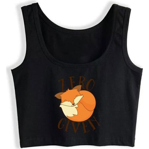 Crop Top Women Zero Given Harajuku Tank Top Women Casual Women Clothes