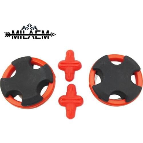 1 Pair Compound Bow Limb Stabilizer Self-adhensive Durable Rubber Vibration Reduce Compound Bow Hunting Shooting Accessories