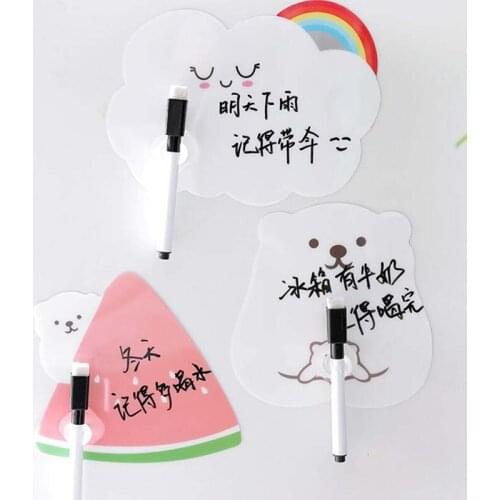 1pcs Wooden Kitchen Fridge Magnet Stickers Decorative Baby Kid Cartoon Animal Wooden Educational Toy Gifts