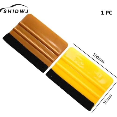 1PC Film Card Squeegee Car Foil Wrapping Suede Felt Scraper Auto Car Styling Sticker Accessories Window Tint Tools Vinyl Wrap