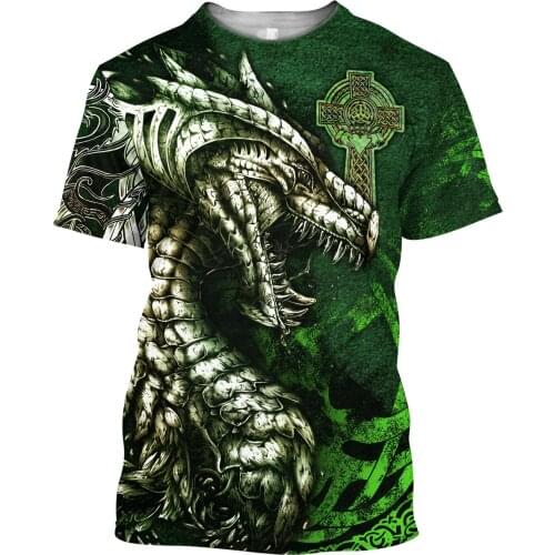 2021 Summer Hipster Men t-shirt Beautiful Dragon Tattoo 3D Printed Harajuku Short sleeve Anime T shirts Unisex Casual tops TX01
