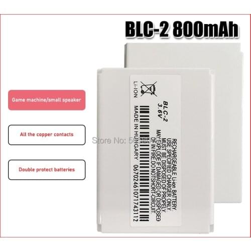 Phone Battery For Nokia 3310 3330 3410 3510 5510 3530 3335 3686 3685 3589 3315 3350 3510 6650 6800 Battery BLC-2 800mAh