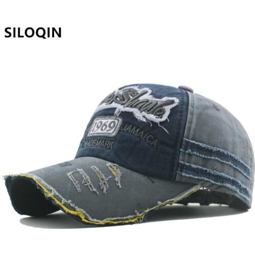 SILOQIN snapback cap 100% cotton baseball caps for men women new letter embroidery fashion sports cap bone hip-hop couple hat