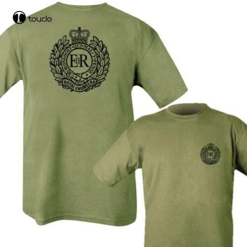 British Army Royal Engineers T-Shirt Mens S-3Xl Military Sapper Top 100% Cotton