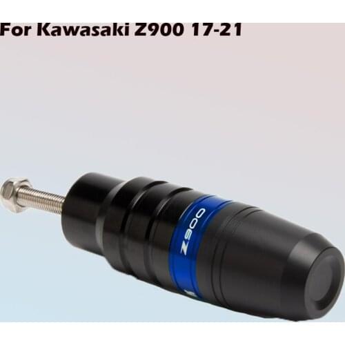 For Kawasaki Z900 17-21 refitting CNC exhaust pipe anti dropping ball stick anti dropping rubber bumper motorcycle