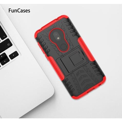 Hybrid Armor Cases For Motorola Moto G7 Play Global XT1952-2 Cases TPU Silicone Heavy Duty Covers For Moto G7Play Full Housing