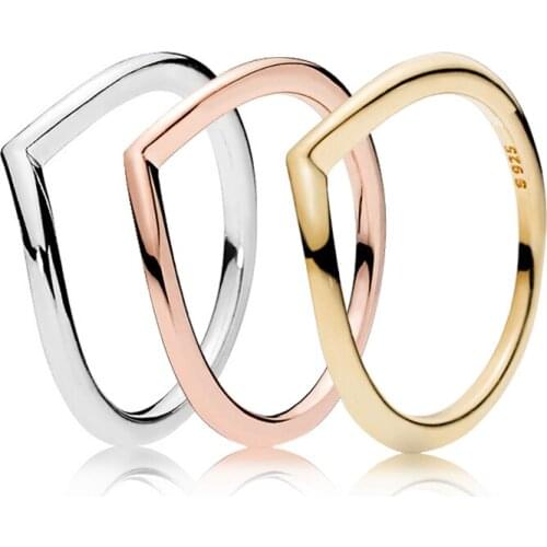 Original 925 кольцо Silver Pan Ring Creative Style Wishes To Shine Pan Ring For Women Wedding Party Gift Fashion Jewelry