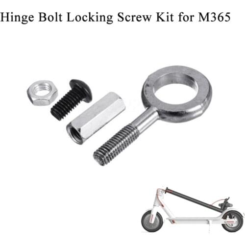Hinge Clip Locking Screw Kit Stainless Metal Pull Ring Assembly Replacement Parts for Xiaomi M365 Electric Scooter Accessories