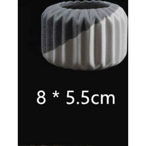 Small Thumb Vase Mold for Cactus Succulent Plants Handmade Ceramic Clay Silicone Molds Concrete Planter Mould