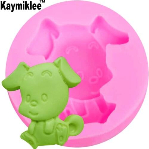 Cute Dog Silicone Mold Fondant Mould Cake Decorating Tools Candy Jelly Jello Chocolate Gumpaste,Sugarcraft MoldF1073