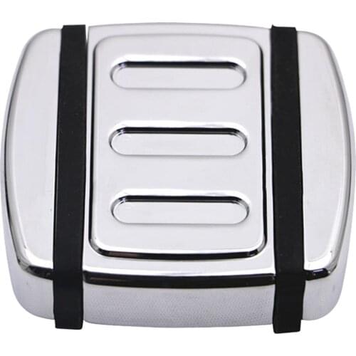 CNC Motorcycle Bike Brake Pedal Pad Cover For Harley Dyna 1993-2016