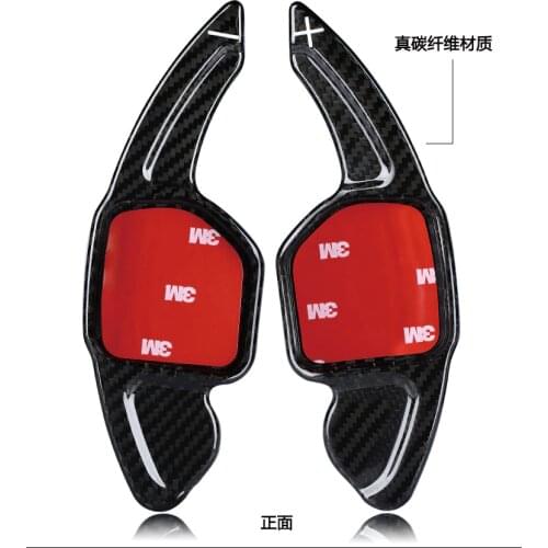 Fit for audi A3 A4L A5 A6L A7 A8 S8 Q3 Q5 Q7 SQ5 RS6 RS3 S5 S6 S7 R8 TT TTS Carbon fiber steering wheels shift paddles