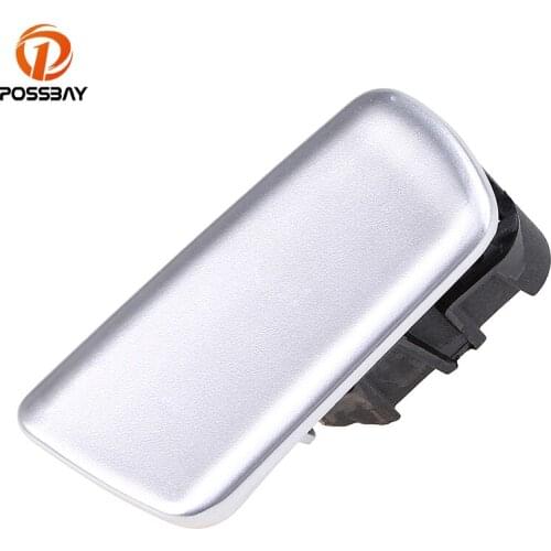 POSSBAY Car Glove Box-Latch Handle Without Hole Fit for Audi A4 allroad quattro 2012-2016 8K1857131 Silver Interior Replacement