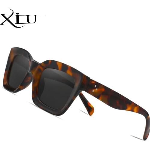 XIU Classic Square Shades Sunglasses Men Women Brand Designer Sun glasses Fashion Retro Vintage Glasses UV400