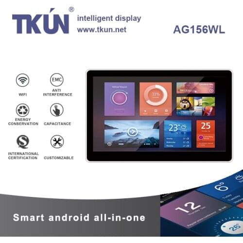 TKUN 15.6 /18.5 /21.5 /23.6 inch capacitive multi-touch all-in-one machine, android all-in-one. Industria display AG156WL(3288)
