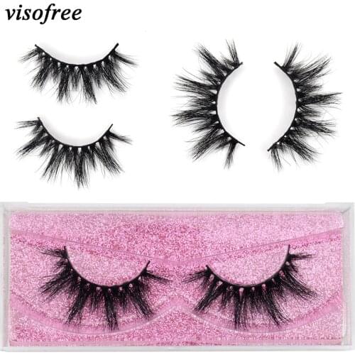 Visofree Eyelashes 3D Mink Lashes thick handmade full volume soft lashes long eyelash fluffy extension eyelash makeup lashes K02