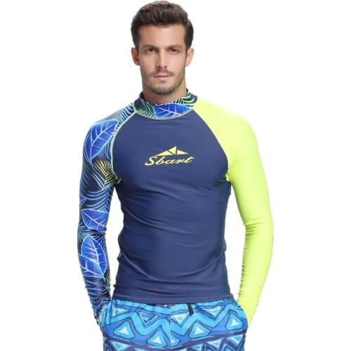 Guard Shirt Surfing Protection Rashguard Bodysuit Plus Size Swimsuit Men Long Sleeve Swim Two- Piece 2020