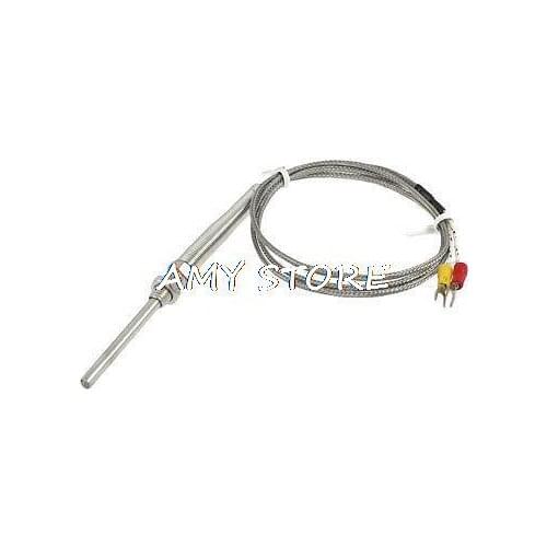 1M K Type Temperature Controller Grounded Thermocouple Probe Sensor 5mm x 50mm