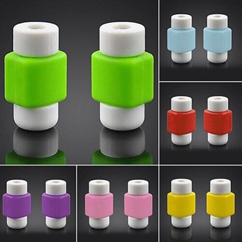 10Pcs Useful Lightning Charger Cable Protect Saver for Apple iPhone 6 7 Plus