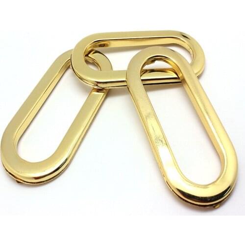 14cm Oval Shape Metal Bag Handle Wooden Cloth Purse Frame Bag Parts Handles