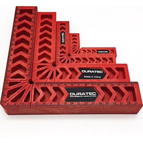 3" 4" 6" 8" 4PCS 90 Degree Right Angle Clamp L-square Holder Ruler Clamping Squares Woodworking Tools