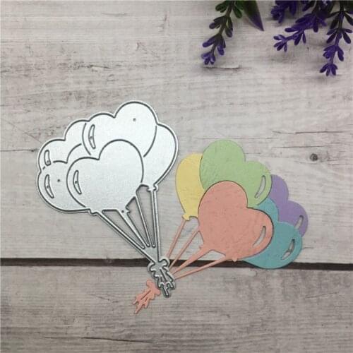 5 pcs balloon New Design Craft Metal Cutting Dies cut die decoration Scrapbooking Album Paper Card Craft Embossing Die Cuts