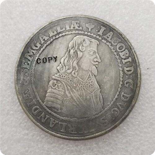 Baltic Duchy, Courland, Jacob Ketteler, 1643, Lithuania, contemporary medaille COPY