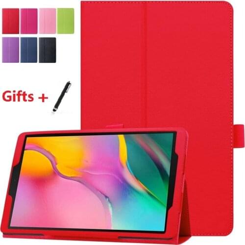 Tablet Case For Samsung Galaxy Tab A7 10.5 2020 SM-T500 SM-T505 Cover Folding Tablet Stand Case Funda For Tab A7 Shell with+ Pen