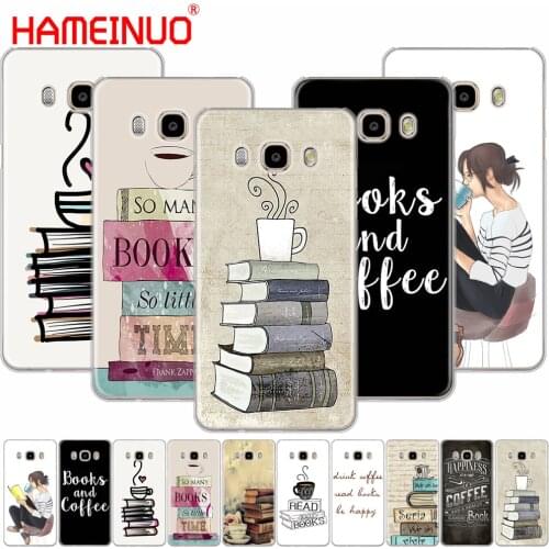 HAMEINUO Books And Coffee Inverted Mck Print cover phone case for Samsung Galaxy J1 J2 J3 J5 J7 MINI ACE 2016 2015 prime
