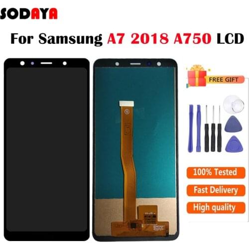 Incell LCD For Samsung Galaxy A7 2018 LCD A750 A750F SM-A750F A750FN A750G LCD Display and Touch Screen Digitizer Assembly