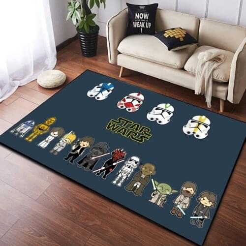 Disney Star Wars 80x160cm Play Mat Carpet Rug for Living Room Washable Bedroom Large Area Rugs Printing Floor Carpet