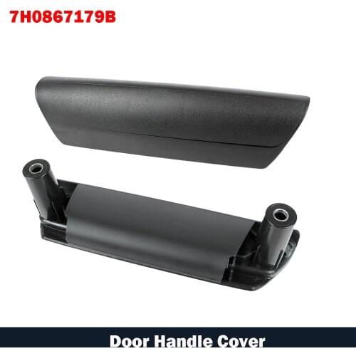 7H0867179B 7H0867180 Door Handle Cover Mount Front Black Left Right Interior For VW T5 V From 2003 Car Accessories