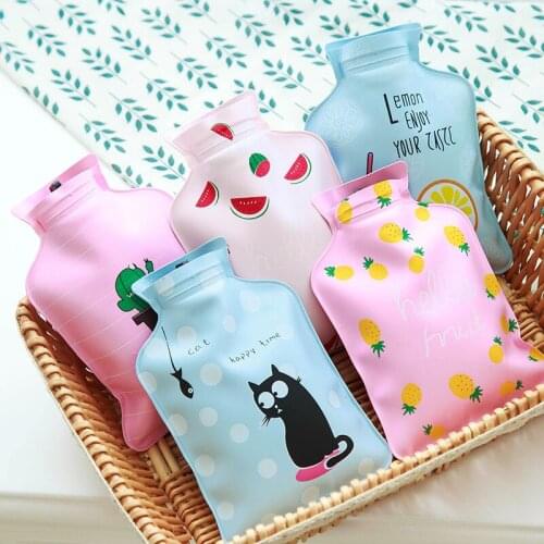 Cute Hand Warm Hot Water Bottle Mini Hot Water Bottles Portable Hand Warmer Girls Pocket Hand Feet Hot Water Bags