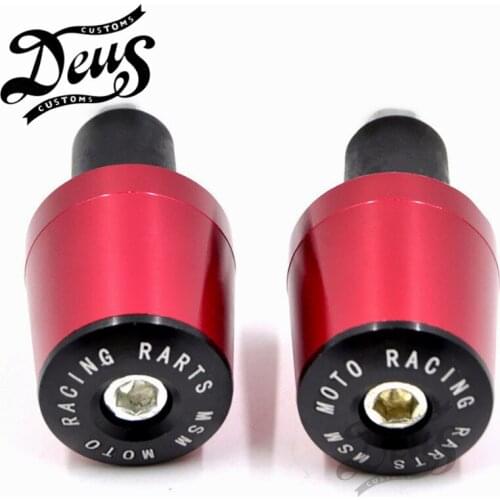 Motorcycle 7/8"22mm Handlebar Grips Cap Hand Bar Ends Handle Plug Cover For Suzuki GSX-R GSXR 125/150/ABS/600/750/1000/1100/1300