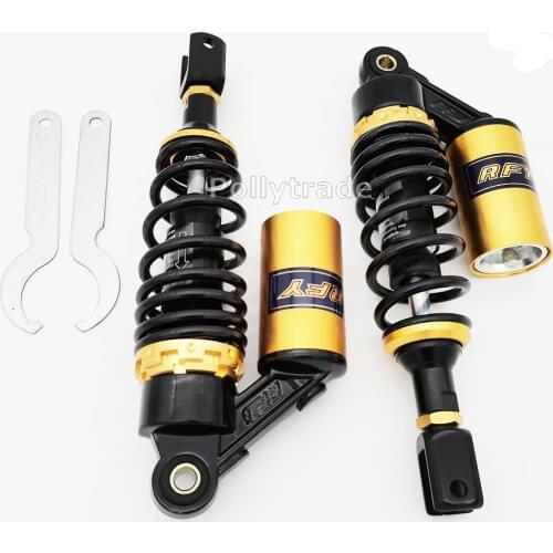 2x 280mm Motorcycle Rear Air Shock Absorber Adjustable Damper Shock GY6 For Honda MSX125 Yamaha Kawasaki KTM