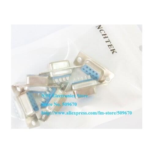 NCHTEK D-Sub 9 PIN Female Solder Connector Socket, PC Use/Free Shipping/25PCS