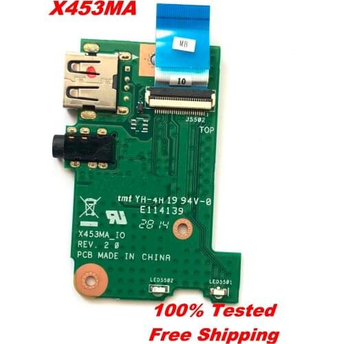 Original For ASUS X453MA USB AUDIO BOARD X453MA_IO test good free shipping USB
