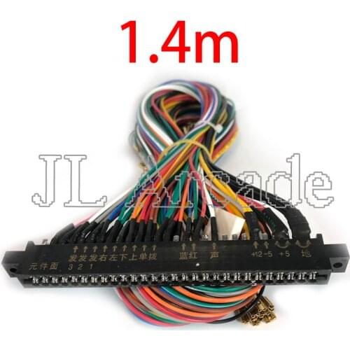 Pandora Jamma wire harness 28 pin jamma loom 140cm length Joystick button connector for arcade cabinet accessories games 60 in 1