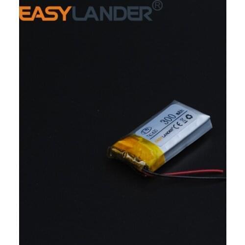 3.7V 300mAh 741430 Rechargeable li Polymer Li-ion Battery For bluetooth headset Bracelet Wrist Watch pen Game Player