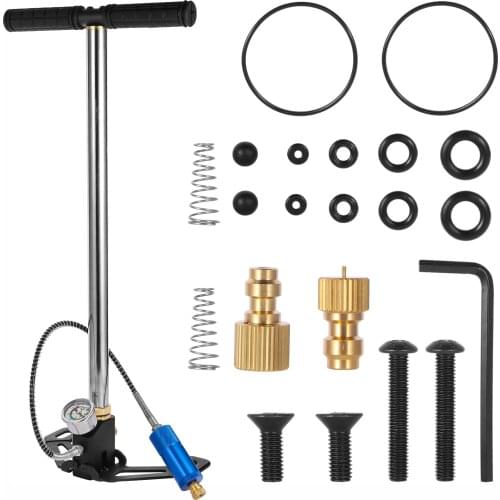 Portable three-stage high pressure stainless steel pump 30mpa 300bar 4500psi