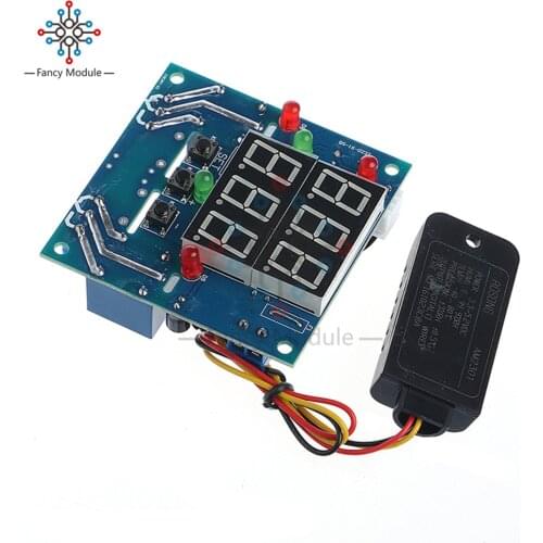 12V Intelligent Temperature Humidity Controller Relay Thermostat AC/DC Adjustable Control Thermometer Hygrometer AM2301 Sensor