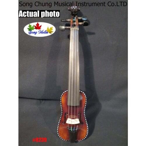 Baroque style fancy Pochette SONG Brand violin 5 3/4",great sound #8239