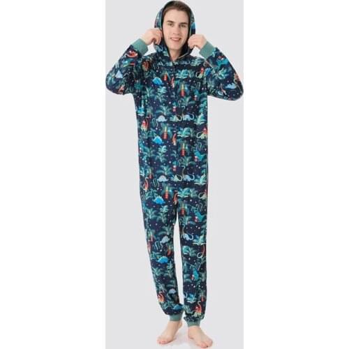 Christmas Pullover Sleepwear Family Matching Clothes Daddy Mommy and Me Jumpsuit Suit Adult Kids Baby Pajamas Animal Print