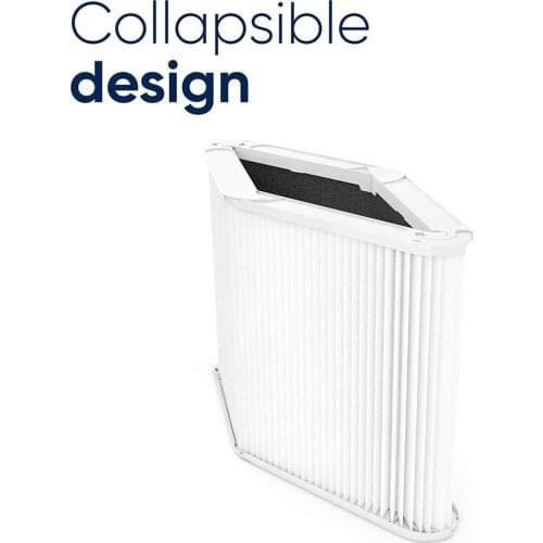 HEPA Filter Replacement Collapsible Air Purifier Filter for Blueair Blue Pure 211Series Air Purifier Accessories