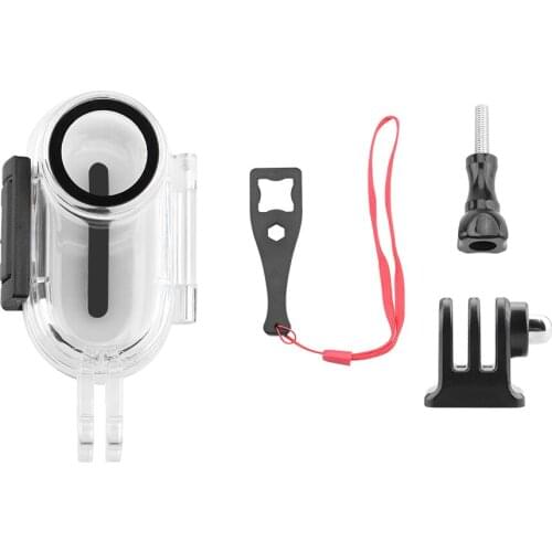 Angle Bracket Stabilizer Accessories Waterproof Case 30m for Insta360 GO2 Diving Surfing Underwater Protection Frame