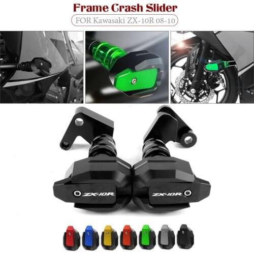 Motorcycle Falling Protection Frame Slider Fairing Guard Crash Pad Protector FOR KAWASAKI ZX10R NINJA ZX-10R 2008-2010 2009