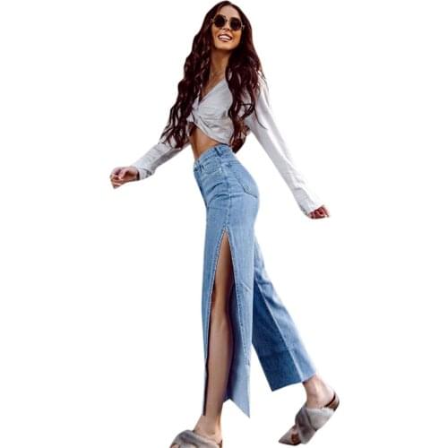 New Women Straight Sideways All-match Pants Solid High Waist Slim Long Trousers 2021 Fashion Summer Streetwear