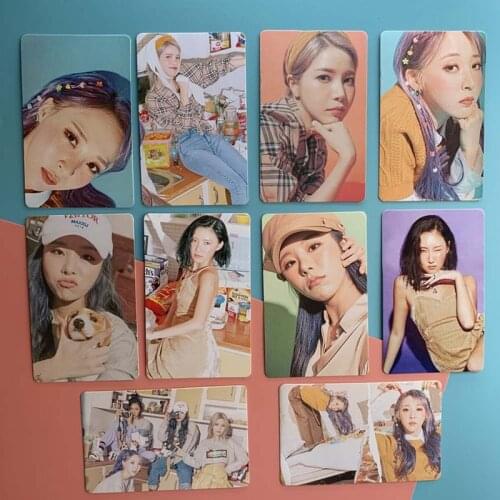 10Pcs/Set Mamamoo 2020 Seasons Greetings Paper Lomo Card Photo Card Poster Photocard Fans Gift Collection
