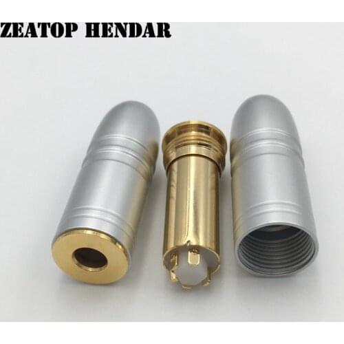 2Pcs 4.4mm 5 Pole Headphone Female Plug 4.4 HiFi Earphone Jack Audio Adapter for Sony NW-WM1Z Connector Black Silver Gold